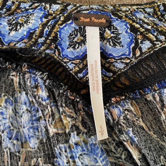 Free people Periwinkle Floral Blouse - Picture 3 of 6